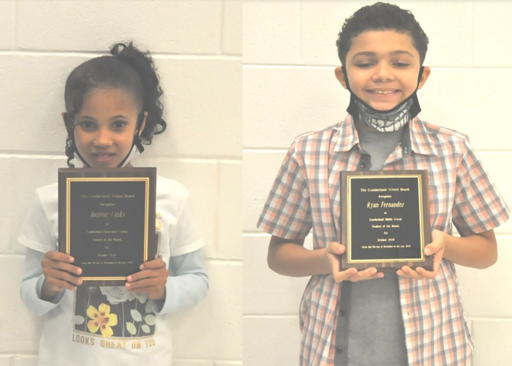 Cumberland School Board Recognizes Students at November Meeting