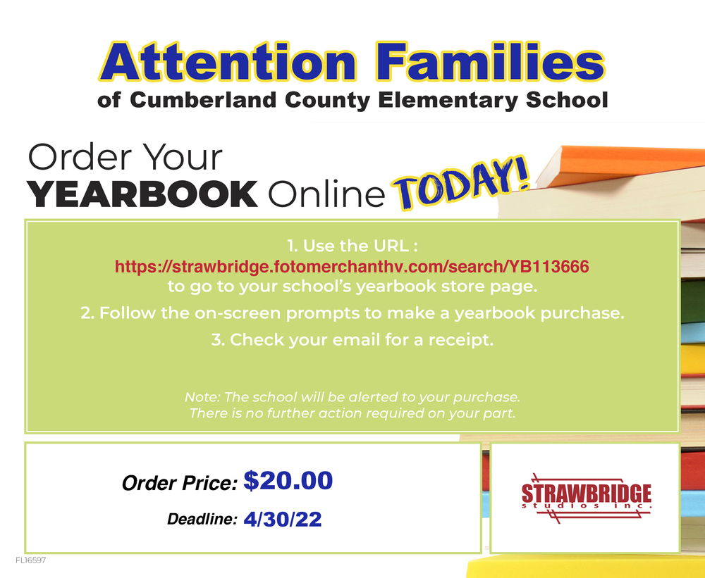 CCES Yearbook Orders