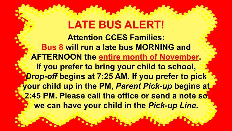 Bus 8 alert